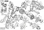 Bosch 0 603 385 842 PSB 1000 RCA 230 V / GB Spare Parts PSB1000RCA